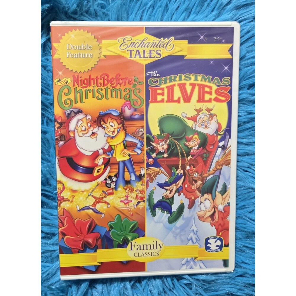 Enchanted Tales Double Feature DVD Night Before Christmas/Christmas Elves NTSC